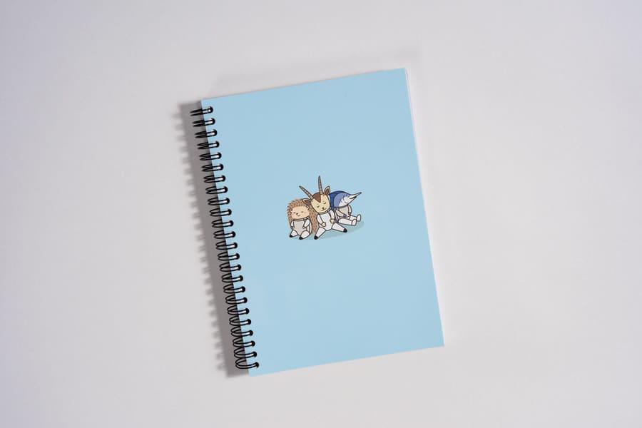FENCERVILLE: EAT FENCE REST - SPIRAL NOTEBOOK