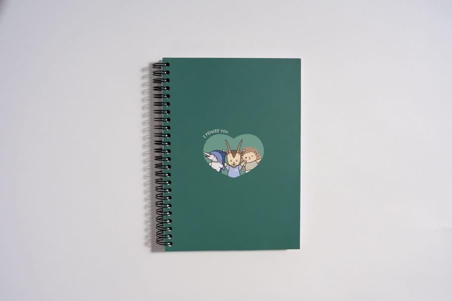 FENCERVILLE: I FENCEE YOU - SPIRAL NOTEBOOK