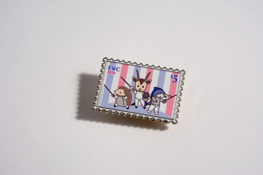 FENCERVILLE STAMP – PIN