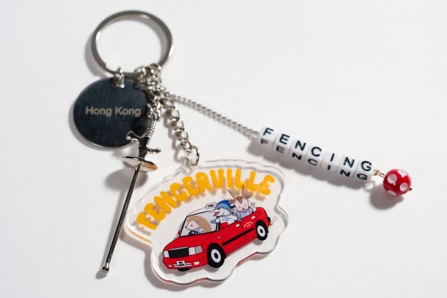 FENCERVILLE TAXI – KEYCHAIN