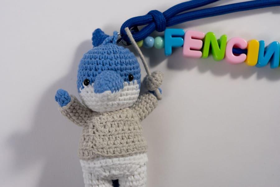 FINN - CROCHET KEYCHAIN